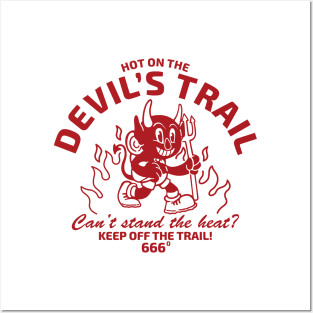 Devil in vintage style Posters and Art